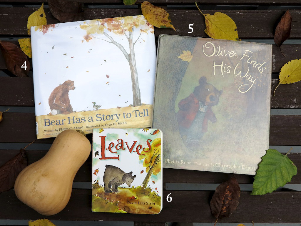 Picture of Bear Has A Story To Tell, Oliver Finds His Way and Leaves books